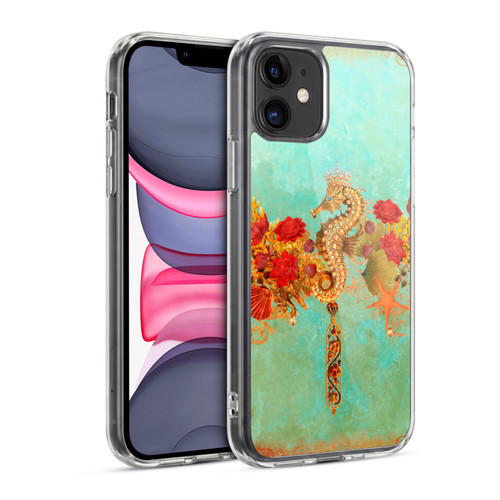 Jena DellaGrottaglia Animals Seahorse Soft Gel Case for Apple iPhone 11