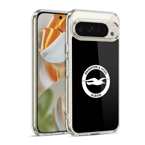 Brighton & Hove Albion F.C Logo Black Soft Gel Case for Google Pixel 9 / Pixel 9 Pro