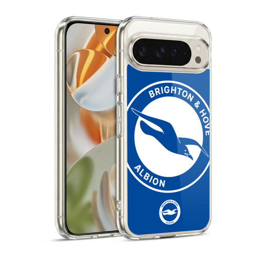 Brighton & Hove Albion F.C Logo Oversized Soft Gel Case for Google Pixel 9 / Pixel 9 Pro