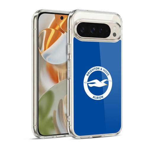 Brighton & Hove Albion F.C Logo Plain Soft Gel Case for Google Pixel 9 / Pixel 9 Pro