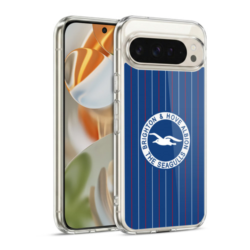 Brighton & Hove Albion F.C Logo 1983 Retro Kit Soft Gel Case for Google Pixel 9 / Pixel 9 Pro