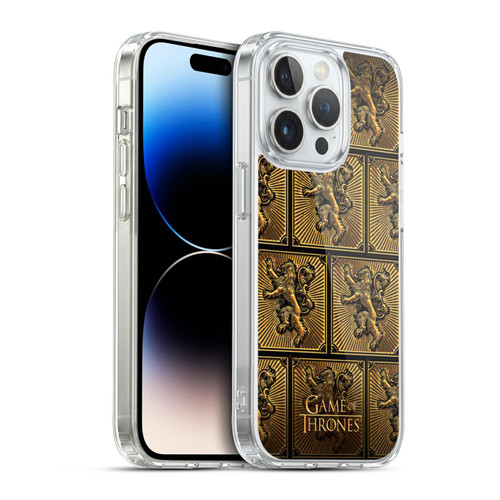 HBO Game of Thrones Golden Sigils Lannister Soft Gel Case for Apple iPhone 14 Pro & MagSafe