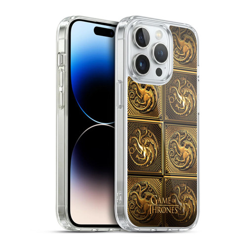 HBO Game of Thrones Golden Sigils Targaryen Soft Gel Case for Apple iPhone 14 Pro & MagSafe