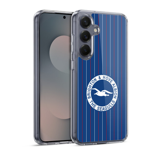Brighton & Hove Albion F.C Logo 1983 Retro Kit Soft Gel Case for Samsung Galaxy S25 & MagSafe