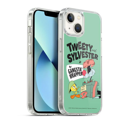 Looney Tunes Season Tweety And Sylvester The Cat Soft Gel Case for Apple iPhone 13