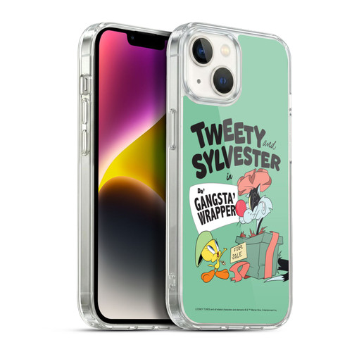 Looney Tunes Season Tweety And Sylvester The Cat Soft Gel Case for Apple iPhone 14