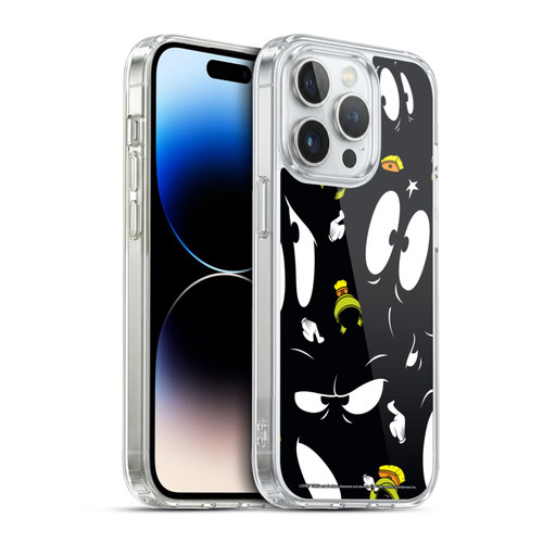 Looney Tunes Patterns Marvin The Martian Soft Gel Case for Apple iPhone 13 Pro & MagSafe