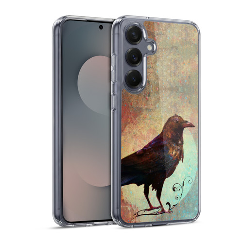 Jena DellaGrottaglia Animals Crow Soft Gel Case for Samsung Galaxy S25 & MagSafe