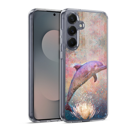 Jena DellaGrottaglia Animals Dolphin Soft Gel Case for Samsung Galaxy S25 & MagSafe