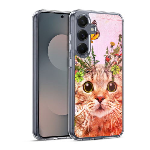 Jena DellaGrottaglia Animals Kitty Soft Gel Case for Samsung Galaxy S25 & MagSafe