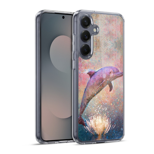 Jena DellaGrottaglia Animals Dolphin Soft Gel Case for Samsung Galaxy S25+ & MagSafe