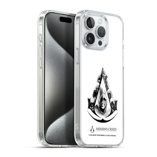 Assassin's Creed Legacy Logo Characters Soft Gel Case for Apple iPhone 15 Pro Max & MagSafe
