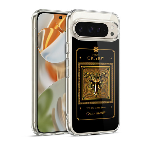 HBO Game of Thrones Golden Sigils Greyjoy Border Soft Gel Case for Google Pixel 9 / Pixel 9 Pro