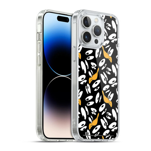 Looney Tunes Patterns Daffy Duck Soft Gel Case for Apple iPhone 14 Pro Max & MagSafe
