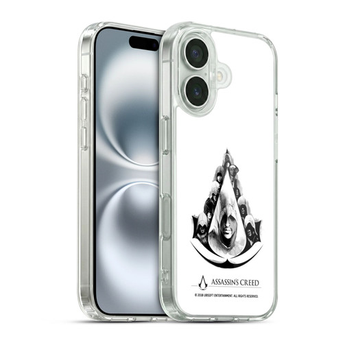 Assassin's Creed Legacy Logo Characters Soft Gel Case for Apple iPhone 16 & MagSafe