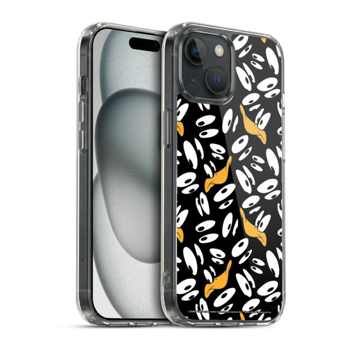 Looney Tunes Patterns Daffy Duck Soft Gel Case for Apple iPhone 15 & MagSafe