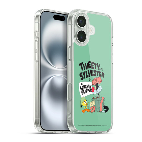 Looney Tunes Season Tweety And Sylvester The Cat Soft Gel Case for Apple iPhone 16 Plus & MagSafe