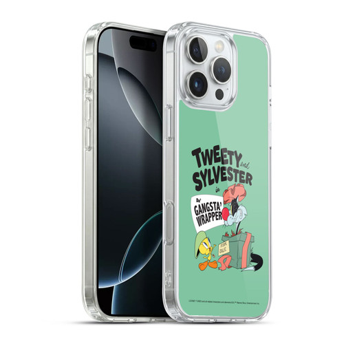 Looney Tunes Season Tweety And Sylvester The Cat Soft Gel Case for Apple iPhone 16 Pro Max & MagSafe