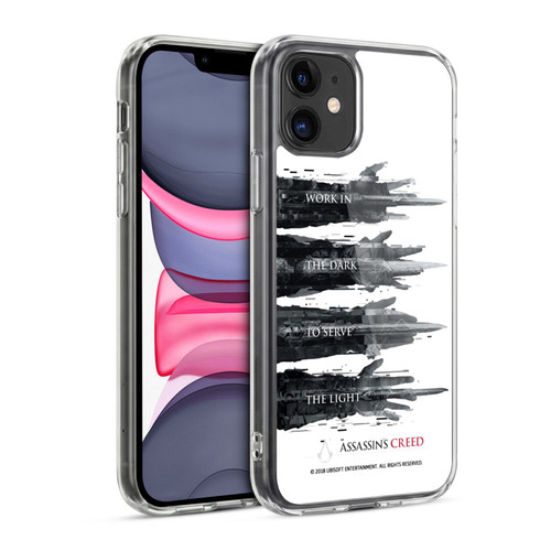 Assassin's Creed Legacy Typography Hidden Blades Soft Gel Case for Apple iPhone 11