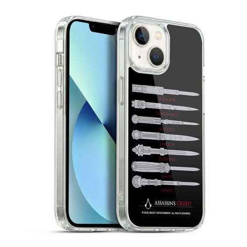 Assassin's Creed Legacy Typography Blades Soft Gel Case for Apple iPhone 13