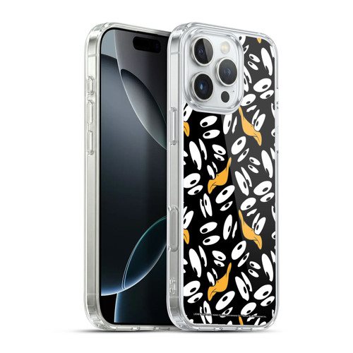 Looney Tunes Patterns Daffy Duck Soft Gel Case for Apple iPhone 16 Pro Max & MagSafe