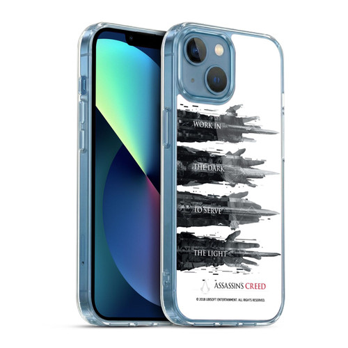 Assassin's Creed Legacy Typography Hidden Blades Soft Gel Case for Apple iPhone 13 Mini & MagSafe