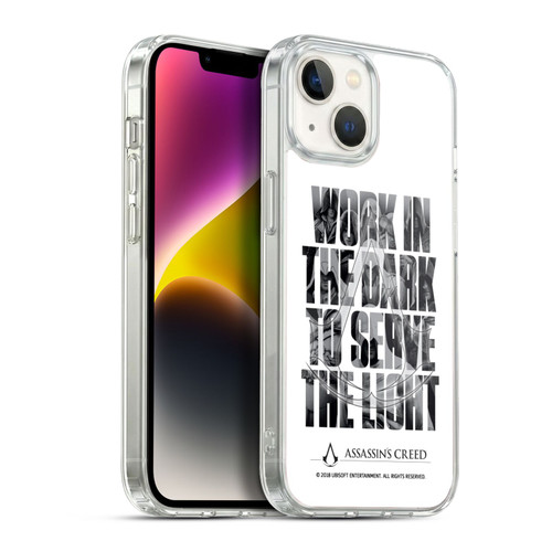 Assassin's Creed Legacy Typography Double Exposure Soft Gel Case for Apple iPhone 14