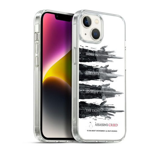 Assassin's Creed Legacy Typography Hidden Blades Soft Gel Case for Apple iPhone 14 Plus & MagSafe