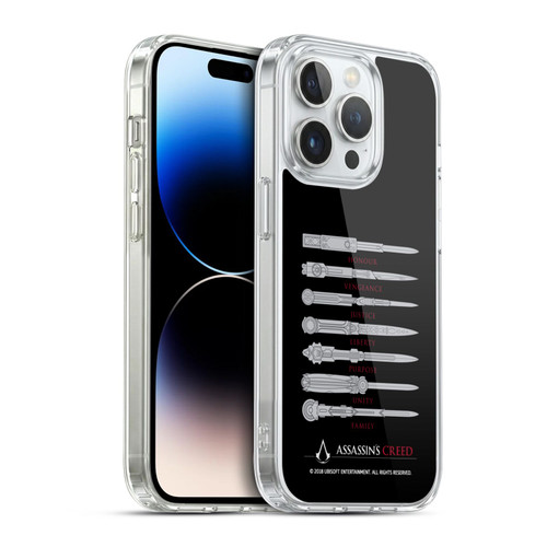 Assassin's Creed Legacy Typography Blades Soft Gel Case for Apple iPhone 14 Pro & MagSafe