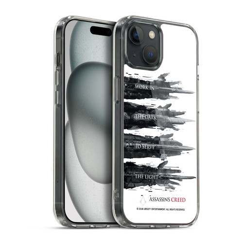 Assassin's Creed Legacy Typography Hidden Blades Soft Gel Case for Apple iPhone 15 Plus & MagSafe