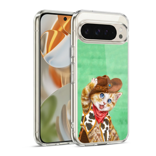 Kayomi Harai Animals And Fantasy Cowboy Kitten Soft Gel Case for Google Pixel 9 / Pixel 9 Pro
