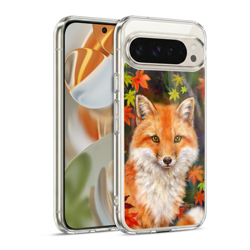 Kayomi Harai Animals And Fantasy Fox With Autumn Leaves Soft Gel Case for Google Pixel 9 / Pixel 9 Pro