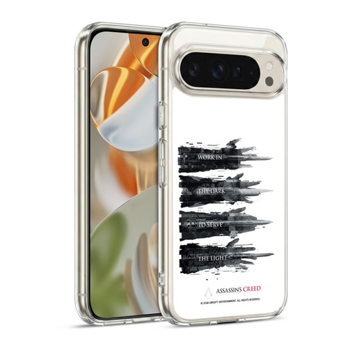 Assassin's Creed Legacy Typography Hidden Blades Soft Gel Case for Google Pixel 9 / Pixel 9 Pro