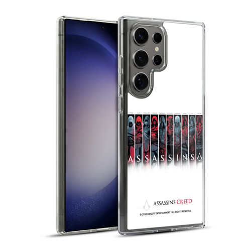 Assassin's Creed Legacy Typography Characters Soft Gel Case for Samsung Galaxy S23 Ultra 5G & MagSafe