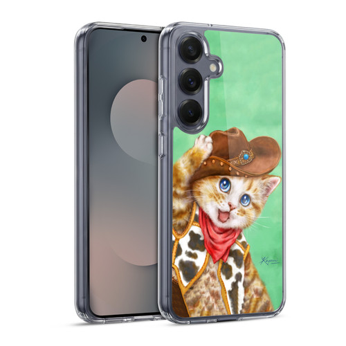 Kayomi Harai Animals And Fantasy Cowboy Kitten Soft Gel Case for Samsung Galaxy S25 & MagSafe