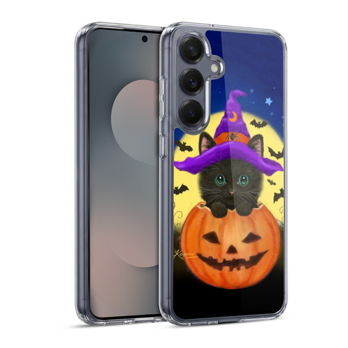 Kayomi Harai Animals And Fantasy Halloween With Cat Soft Gel Case for Samsung Galaxy S25 & MagSafe