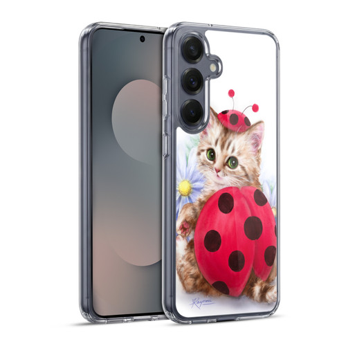 Kayomi Harai Animals And Fantasy Kitten Cat Lady Bug Soft Gel Case for Samsung Galaxy S25+ & MagSafe