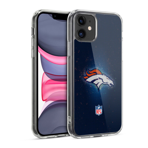 NFL Denver Broncos Artwork LED Soft Gel Case for Apple iPhone 11