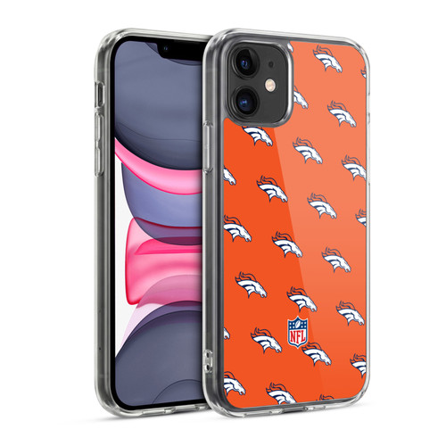 NFL Denver Broncos Artwork Patterns Soft Gel Case for Apple iPhone 11