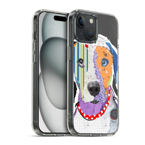 Michel Keck Dogs 3 Catahoula Leopard Soft Gel Case for Apple iPhone 15 & MagSafe