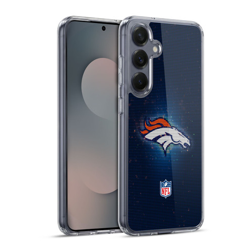 NFL Denver Broncos Artwork LED Soft Gel Case for Samsung Galaxy S25+ & MagSafe