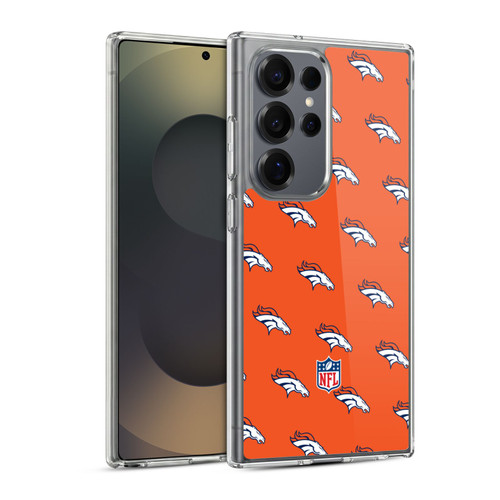NFL Denver Broncos Artwork Patterns Soft Gel Case for Samsung Galaxy S25 Ultra & MagSafe