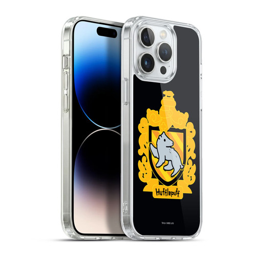 Harry Potter Deathly Hallows I Hufflepuff Crest Soft Gel Case for Apple iPhone 13 Pro Max & MagSafe
