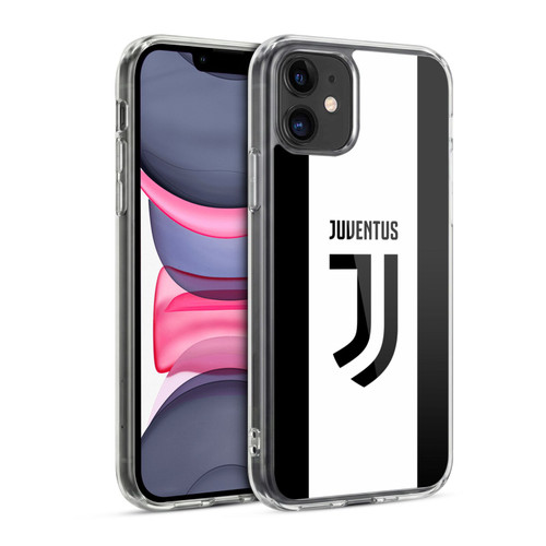 Juventus Football Club 2017/18 Race Kit Home Soft Gel Case for Apple iPhone 11