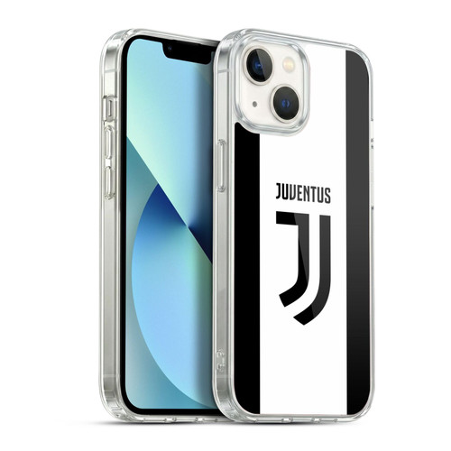 Juventus Football Club 2017/18 Race Kit Home Soft Gel Case for Apple iPhone 13