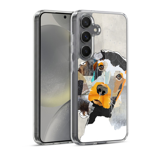 Michel Keck Dogs 3 Irish Setter Soft Gel Case for Samsung Galaxy S24 5G & MagSafe