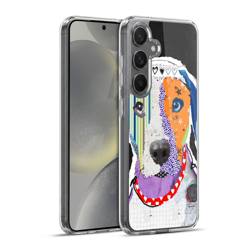 Michel Keck Dogs 3 Catahoula Leopard Soft Gel Case for Samsung Galaxy S24+ 5G & MagSafe