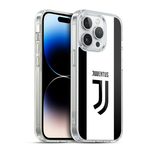 Juventus Football Club 2017/18 Race Kit Home Soft Gel Case for Apple iPhone 13 Pro & MagSafe