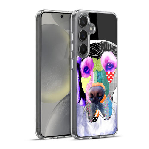 Michel Keck Dogs 3 Golden Retriever Soft Gel Case for Samsung Galaxy S24+ 5G & MagSafe
