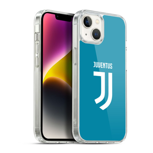 Juventus Football Club 2017/18 Race Kit Home Goalkeeper Soft Gel Case for Apple iPhone 14 Plus & MagSafe